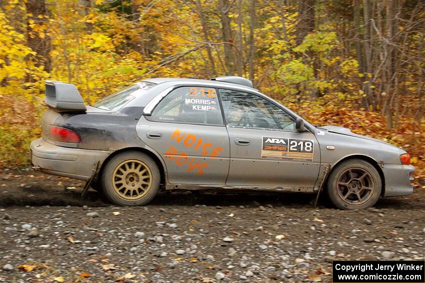 Nick Morris / Josh Kemp Subaru Impreza on SS14, Trouble II.