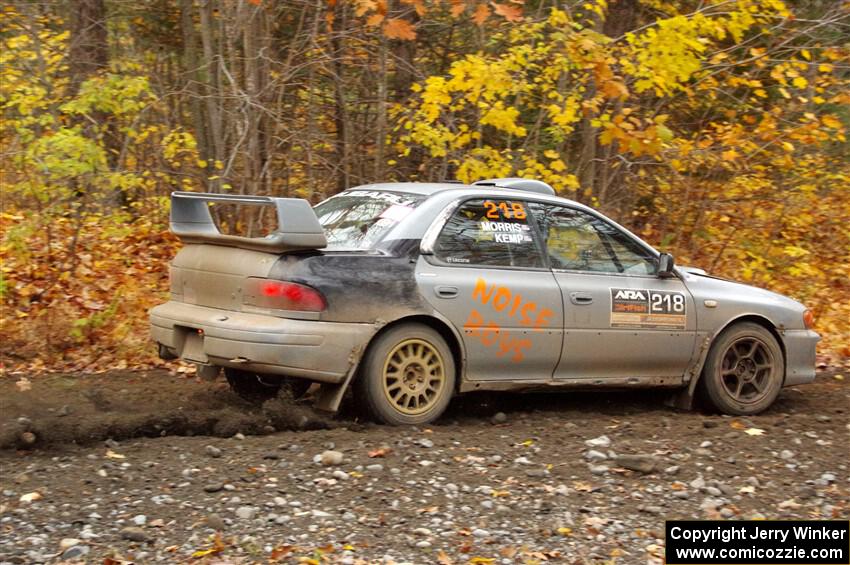 Nick Morris / Josh Kemp Subaru Impreza on SS14, Trouble II.