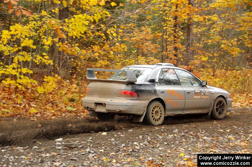 Nick Morris / Josh Kemp Subaru Impreza on SS14, Trouble II.