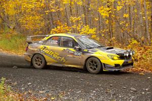 Colin Schulz / Jake Carlson Subaru WRX STi on SS14, Trouble II.