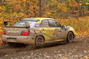 Colin Schulz / Jake Carlson Subaru WRX STi on SS14, Trouble II.