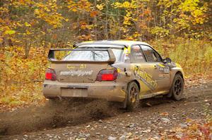 Colin Schulz / Jake Carlson Subaru WRX STi on SS14, Trouble II.