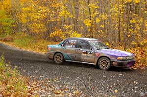 Michael Miller / Angelica Miller Mitsubishi Galant VR-4 on SS14, Trouble II.