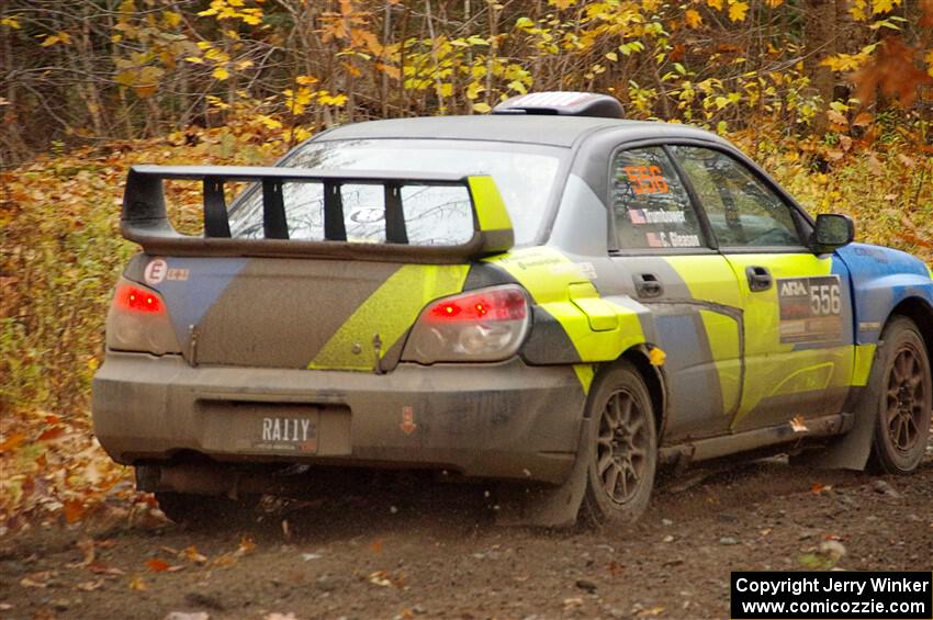 Colin Gleason / Quinn Trumbower Subaru Impreza 2.5RS on SS14, Trouble II.