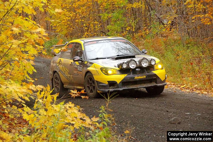 Colin Schulz / Jake Carlson Subaru WRX STi on SS14, Trouble II.