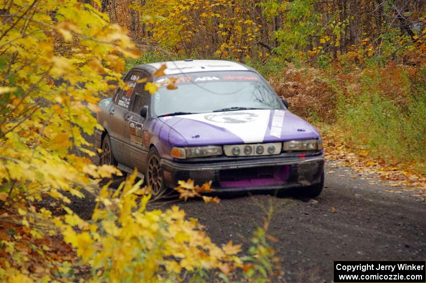 Michael Miller / Angelica Miller Mitsubishi Galant VR-4 on SS14, Trouble II.