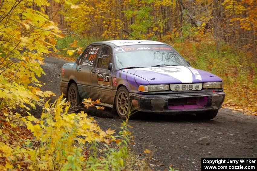 Michael Miller / Angelica Miller Mitsubishi Galant VR-4 on SS14, Trouble II.