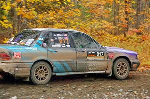 Michael Miller / Angelica Miller Mitsubishi Galant VR-4 on SS14, Trouble II.