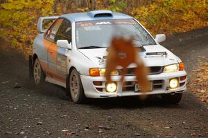 Tyler Matalas / Dustin Sharkozy Subaru Impreza LX on SS14, Trouble II.