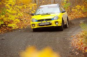 Greg Healey / Cindy Krolikowski Subaru Impeza Outback Sport on SS14, Trouble II.