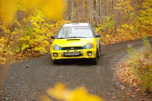 Greg Healey / Cindy Krolikowski Subaru Impeza Outback Sport on SS14, Trouble II.