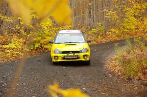 Greg Healey / Cindy Krolikowski Subaru Impeza Outback Sport on SS14, Trouble II.