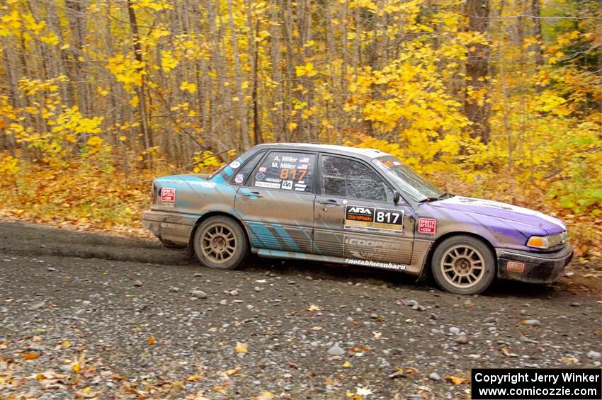 Michael Miller / Angelica Miller Mitsubishi Galant VR-4 on SS14, Trouble II.