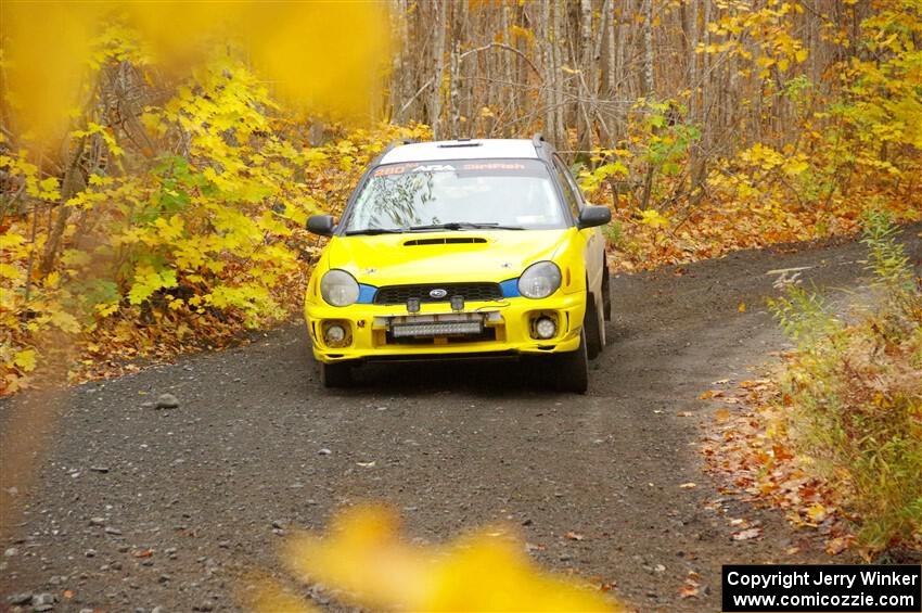 Greg Healey / Cindy Krolikowski Subaru Impeza Outback Sport on SS14, Trouble II.