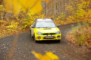 Greg Healey / Cindy Krolikowski Subaru Impeza Outback Sport on SS14, Trouble II.