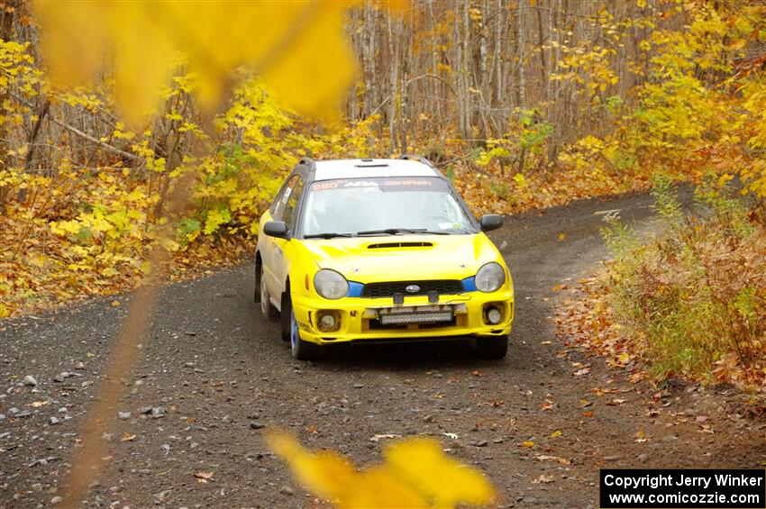 Greg Healey / Cindy Krolikowski Subaru Impeza Outback Sport on SS14, Trouble II.