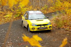 Greg Healey / Cindy Krolikowski Subaru Impeza Outback Sport on SS14, Trouble II.