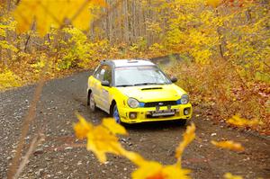 Greg Healey / Cindy Krolikowski Subaru Impeza Outback Sport on SS14, Trouble II.