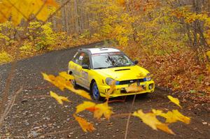 Greg Healey / Cindy Krolikowski Subaru Impeza Outback Sport on SS14, Trouble II.