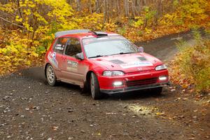 Vivian Campbell / Michael Hordijk Honda Civic on SS14, Trouble II.