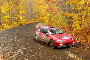 Vivian Campbell / Michael Hordijk Honda Civic on SS14, Trouble II.