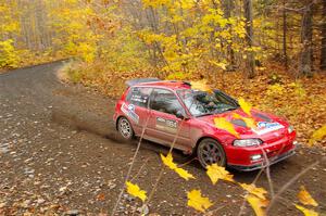 Vivian Campbell / Michael Hordijk Honda Civic on SS14, Trouble II.