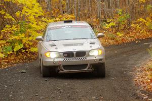 Mike Cadwell / Jimmy Veatch BMW 135i on SS14, Trouble II.