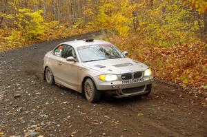 Mike Cadwell / Jimmy Veatch BMW 135i on SS14, Trouble II.