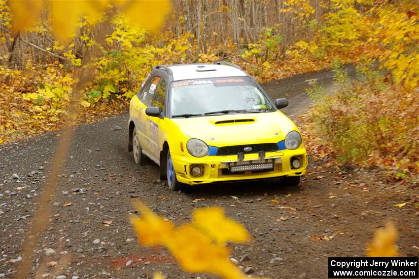 Greg Healey / Cindy Krolikowski Subaru Impeza Outback Sport on SS14, Trouble II.