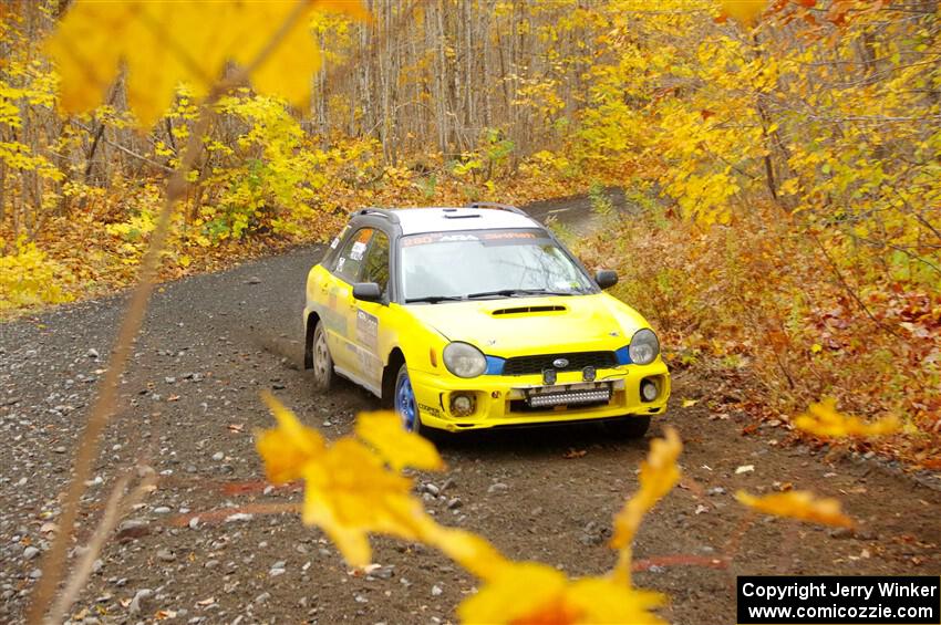 Greg Healey / Cindy Krolikowski Subaru Impeza Outback Sport on SS14, Trouble II.