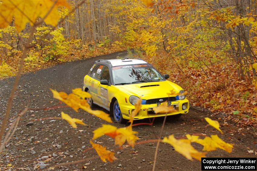 Greg Healey / Cindy Krolikowski Subaru Impeza Outback Sport on SS14, Trouble II.