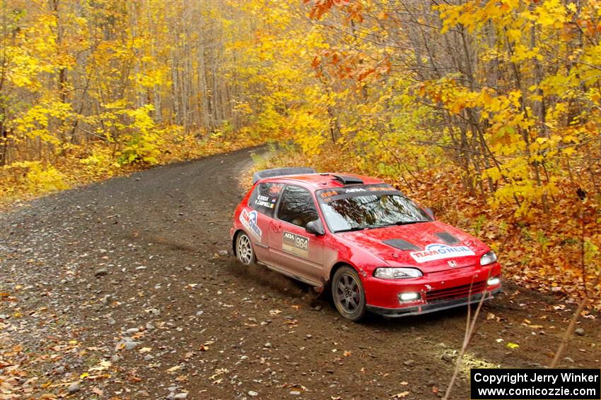 Vivian Campbell / Michael Hordijk Honda Civic on SS14, Trouble II.