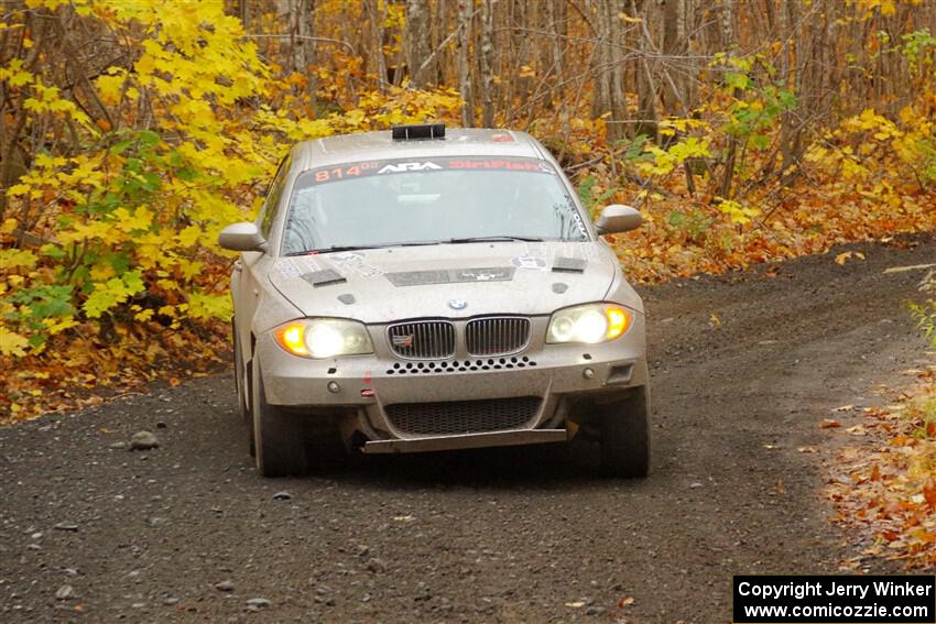 Mike Cadwell / Jimmy Veatch BMW 135i on SS14, Trouble II.