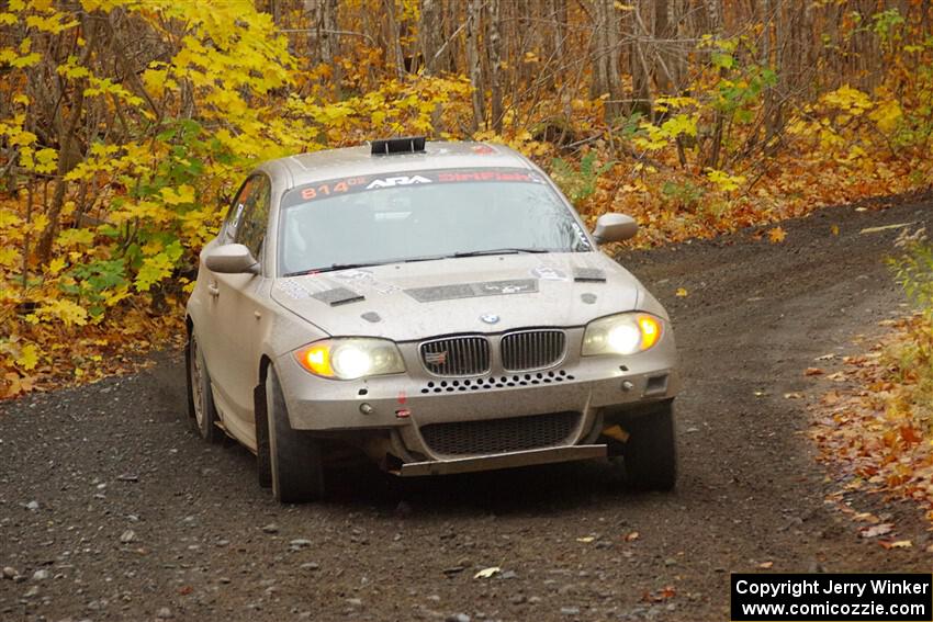 Mike Cadwell / Jimmy Veatch BMW 135i on SS14, Trouble II.