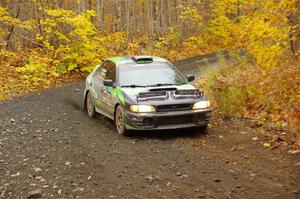 Carlos Neto / Fabio Costa Subaru 2.5RS on SS14, Trouble II.