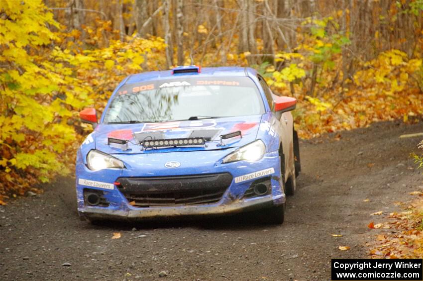 Santiago Iglesias / R.J. Kassel Subaru BRZ on SS14, Trouble II.