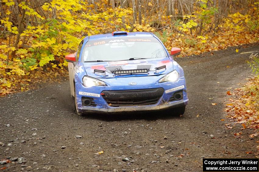 Santiago Iglesias / R.J. Kassel Subaru BRZ on SS14, Trouble II.