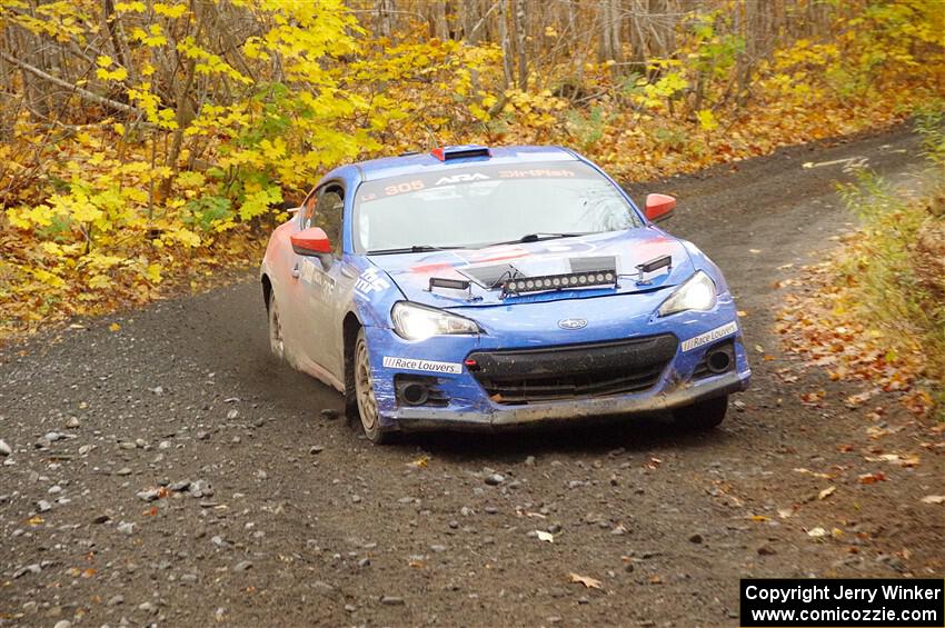 Santiago Iglesias / R.J. Kassel Subaru BRZ on SS14, Trouble II.