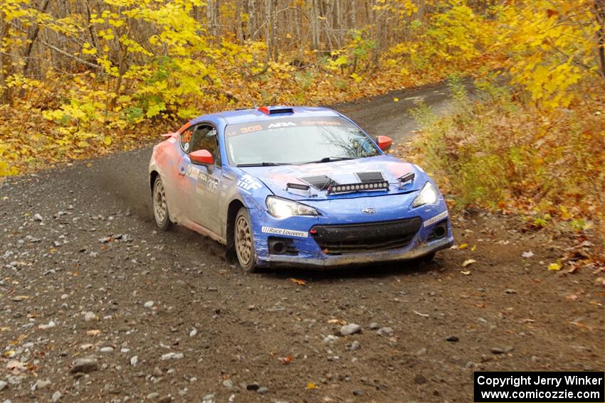 Santiago Iglesias / R.J. Kassel Subaru BRZ on SS14, Trouble II.