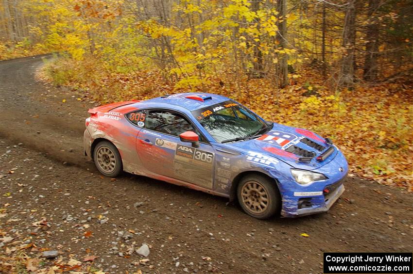 Santiago Iglesias / R.J. Kassel Subaru BRZ on SS14, Trouble II.