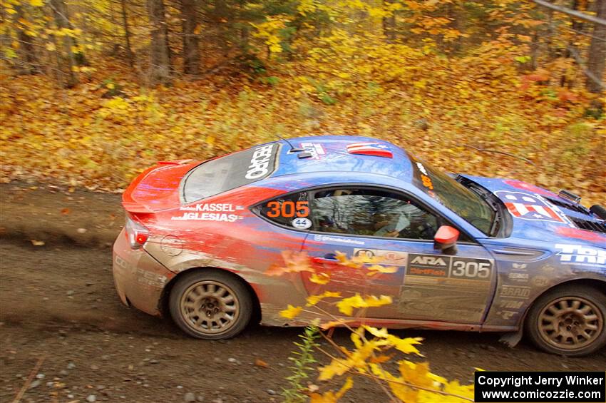 Santiago Iglesias / R.J. Kassel Subaru BRZ on SS14, Trouble II.