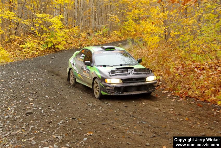 Carlos Neto / Fabio Costa Subaru 2.5RS on SS14, Trouble II.