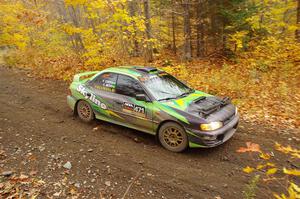 Carlos Neto / Fabio Costa Subaru 2.5RS on SS14, Trouble II.