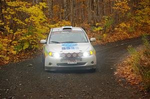 Sam Jacques / Trevor LaCombe Subaru Impreza on SS14, Trouble II.