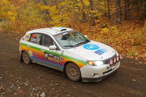 Sam Jacques / Trevor LaCombe Subaru Impreza on SS14, Trouble II.