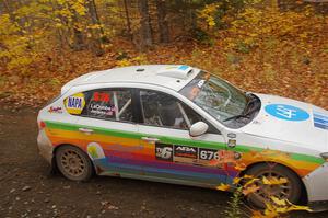 Sam Jacques / Trevor LaCombe Subaru Impreza on SS14, Trouble II.