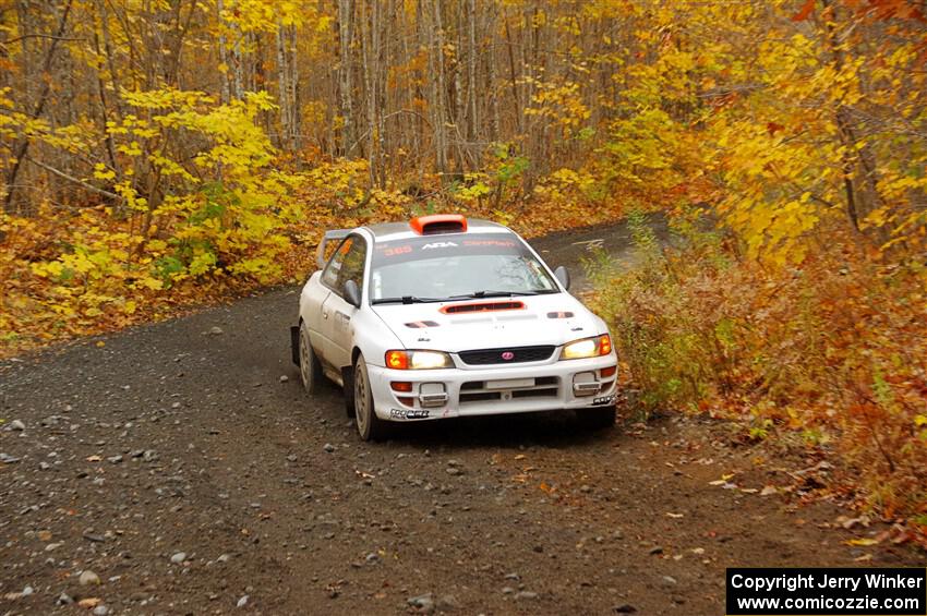 Richard Donovan / Greg Donovan Subaru Impreza on SS14, Trouble II.