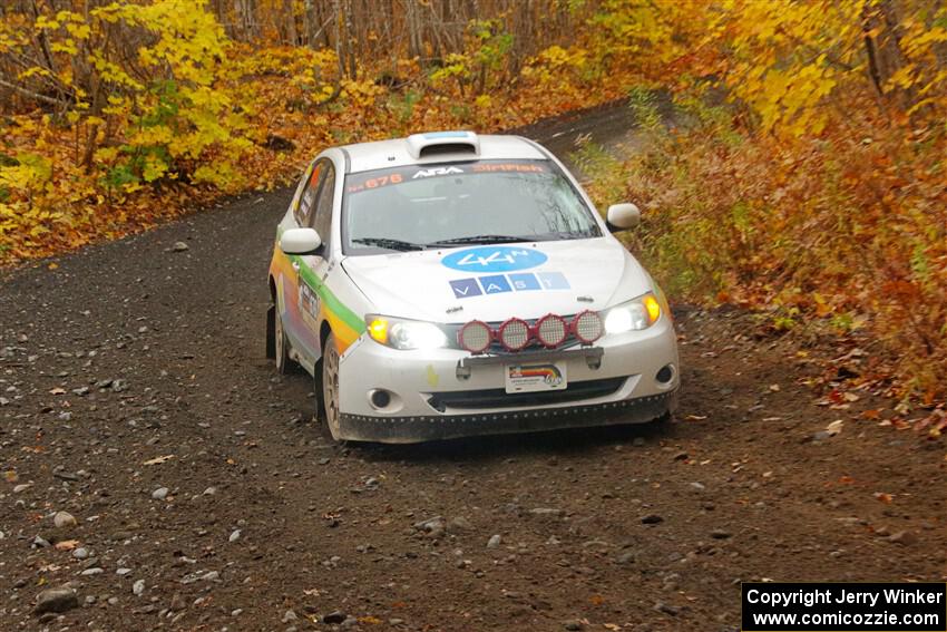 Sam Jacques / Trevor LaCombe Subaru Impreza on SS14, Trouble II.