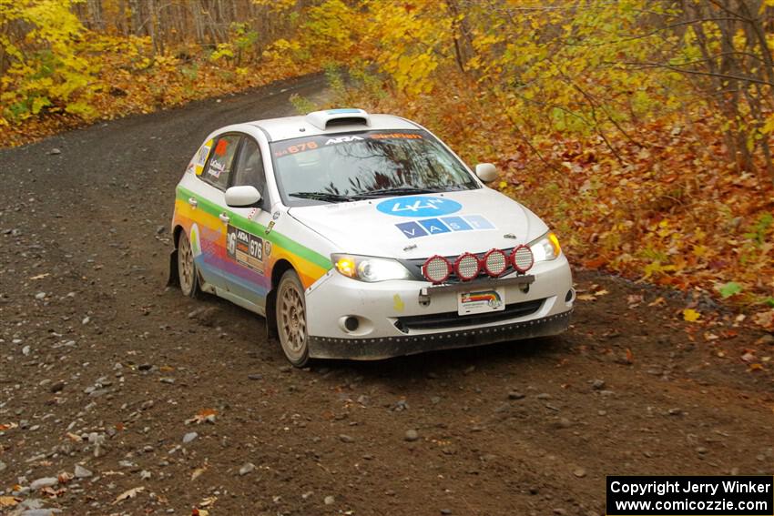 Sam Jacques / Trevor LaCombe Subaru Impreza on SS14, Trouble II.