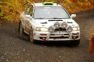 Jordon Haberer / Drew Staples Subaru Impreza on SS14, Trouble II.